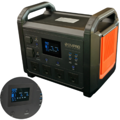 BMPRO Portable Lithium Life Power Station 120AH 1600W