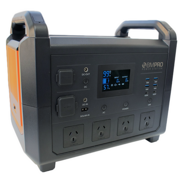 BMPRO Portable Lithium Life Power Station 120AH 1600W L