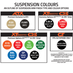 Cruismaster Suspension - Colour Options